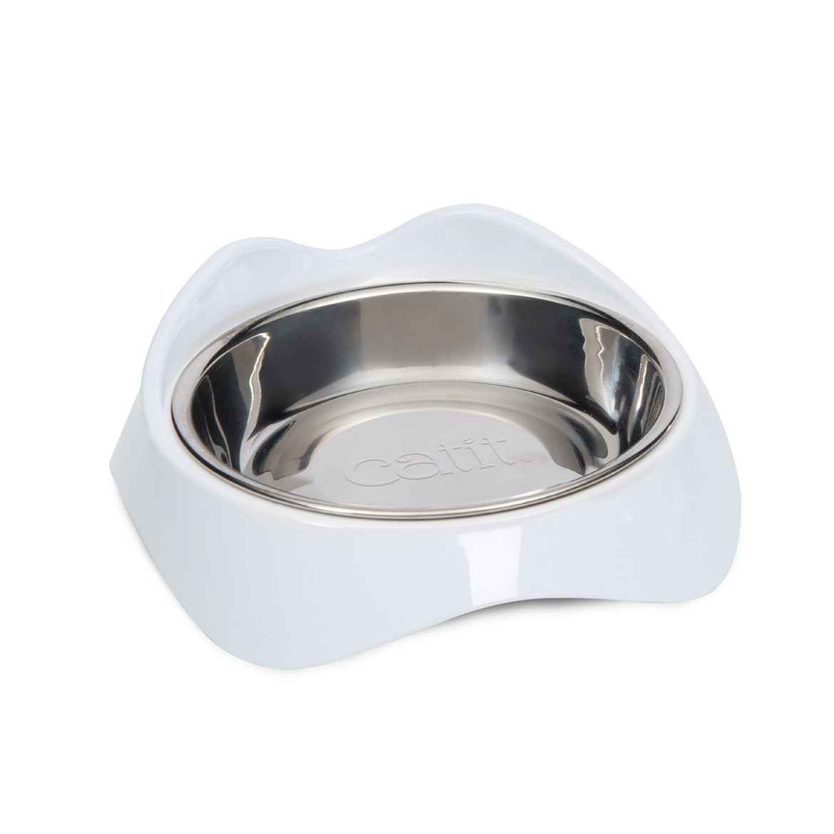 Picture of BOWL CAT CATIT PIXI Single Diner WHITE - 200ml/6.8oz