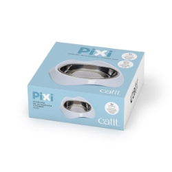 Picture of Bowl Cat Catit Pixi Single Diner White - 200ml/6.8oz