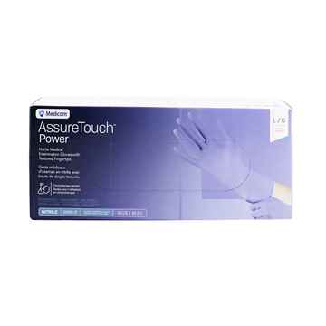 Picture of GLOVES EXAM NITRILE ASSURETOUCH EXCUFF BLUE LARGE - 100s