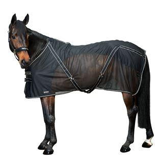 Picture of BACK ON TRACK EQUINE SIENNA MESH RUG BLACK - 75in