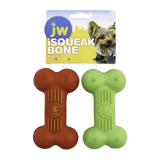 Picture of XMAS HOLIDAY CANINE JW  iSQUEAK BONES Small - 2/pk 