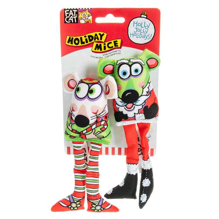 Picture of XMAS HOLIDAY FELINE FATCAT HOLIDAY MICE- 2/pk