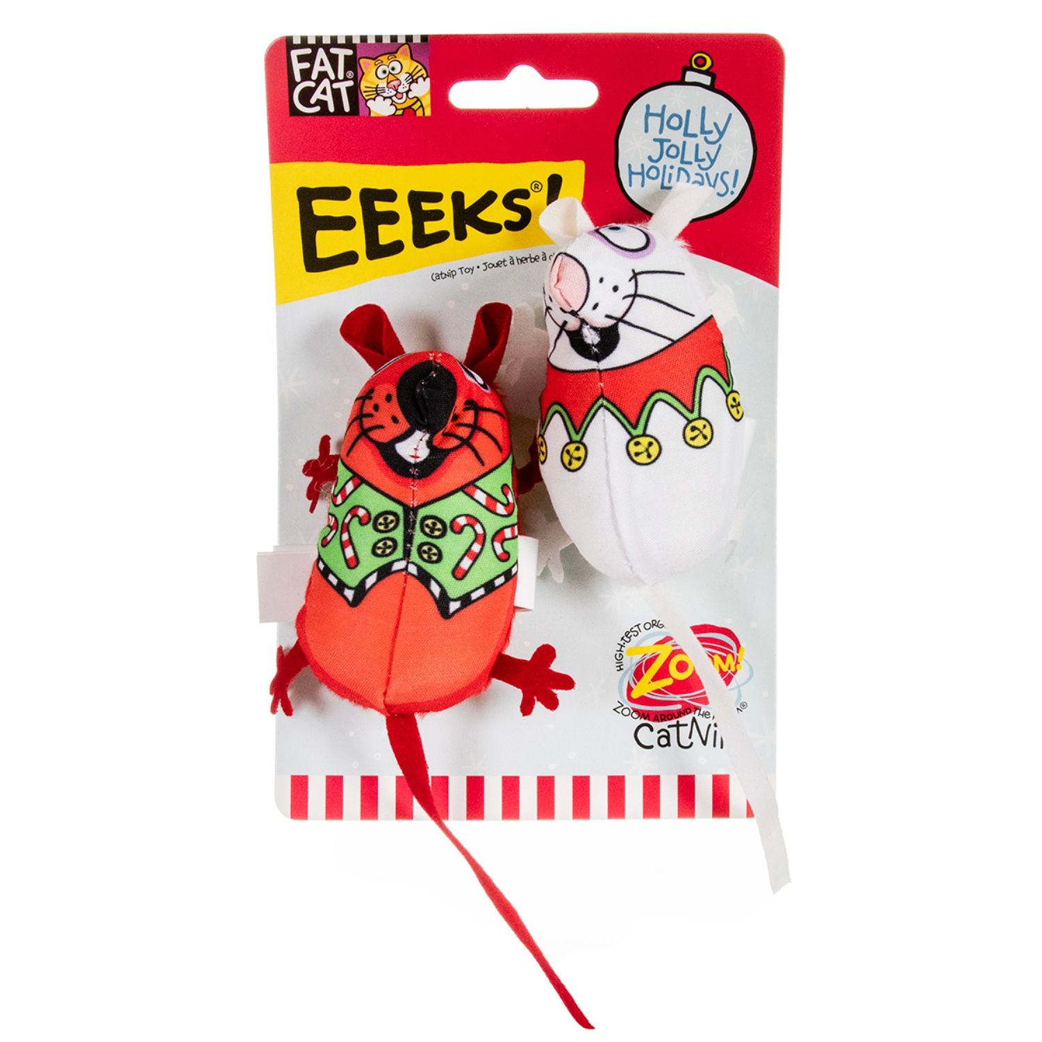 Picture of XMAS HOLIDAY FELINE FATCAT HOLIDAY EEEKS - 2/pk