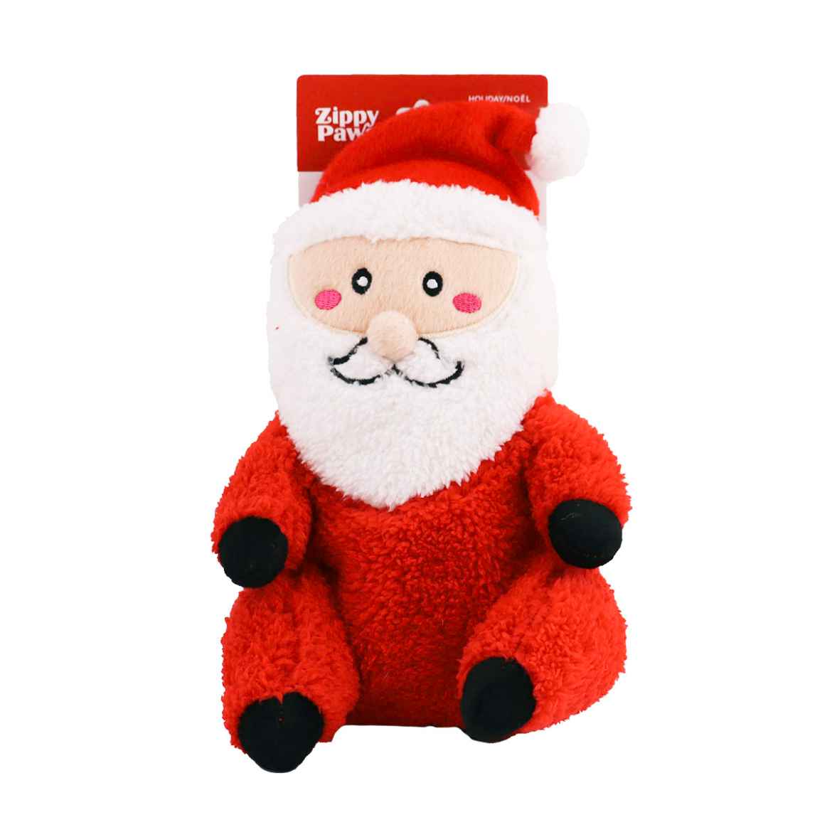 Picture of XMAS HOLIDAY CANINE ZIPPYPAWS CHEEKY CHUMZ - Santa 