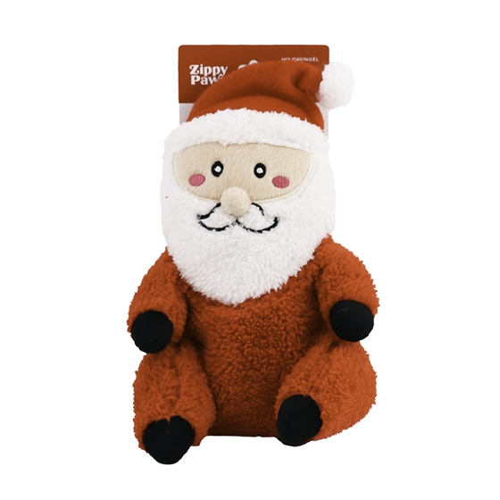 Picture of XMAS HOLIDAY CANINE ZIPPYPAW CHEEKY CHUMZ - Santa 