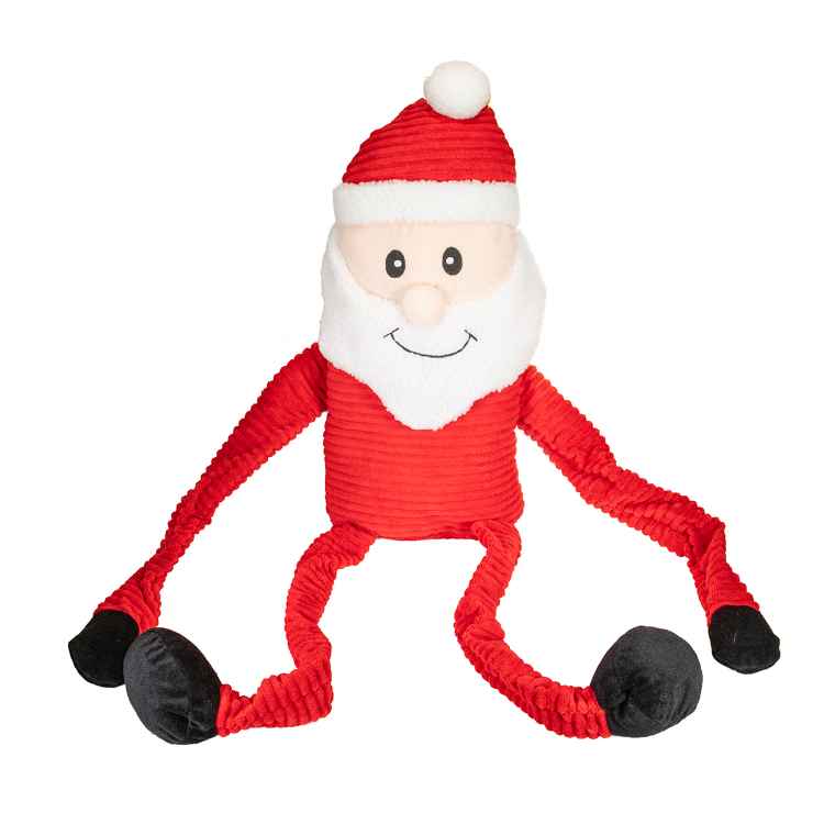 Picture of XMAS HOLIDAY CANINE ZIPPYPAWS Crinkle Santa - Jumbo 