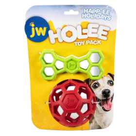 Show details for XMAS HOLIDAY CANINE JW HOL-EE DUO PACK - 2/pk Picture of XMAS HOLIDAY CANINE JW HOL-EE DUO PACK - 2/pk