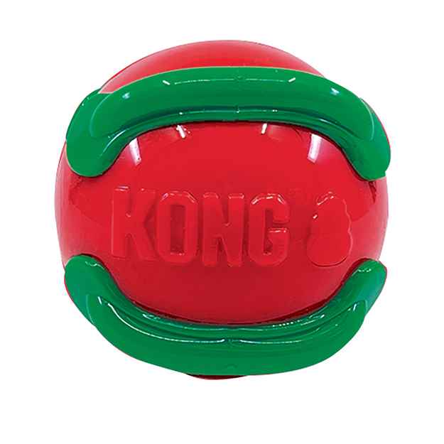 Picture of XMAS HOLIDAY CANINE KONG HOLIDAY Jaxx Brights Ball Assorted - Medium 