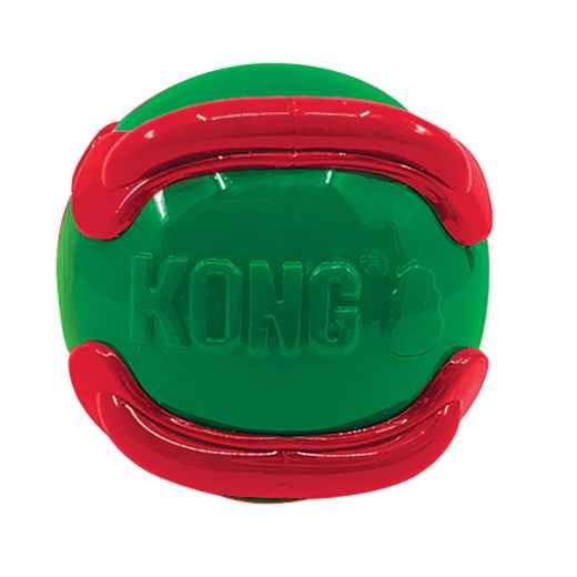 Picture of XMAS HOLIDAY CANINE KONG HOLIDAY Jaxx Brights Ball Assorted - Medium 