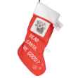 Picture of XMAS HOLIDAY PICTURE FRAME STOCKING "Dear Santa, We Good?" - 18in 