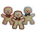 Picture of XMAS HOLIDAY CANINE MULTIPET BURLAP GINGERBREAD MAN - 10.5in