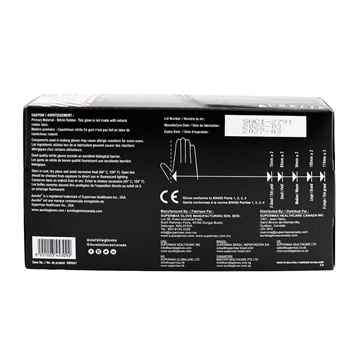 Picture of GLOVES EXAM AURELIA NITRILE ABSOLUTE BLACK SMALL - 100s