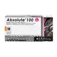 Picture of GLOVES EXAM AURELIA NITRILE ABSOLUTE BLACK MEDIUM - 100s