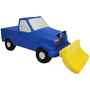 Picture of XMAS HOLIDAY CANINE MULTIPET SNOW PLOW TRUCK - 8.5in