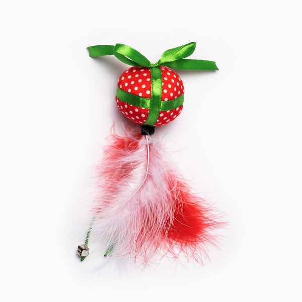 Picture of XMAS HOLIDAY FELINE SILVERPAW CHRISTMAS GIFT BALL 