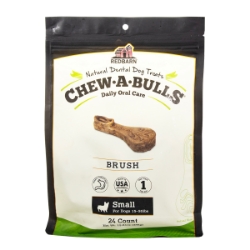 Picture of TREAT CANINE REDBARN CHEW-A-BULLS BRUSH Small - 24/pk