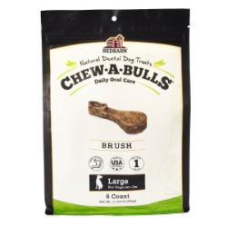 Picture of TREAT CANINE REDBARN CHEW-A-BULLS BRUSH Large - 6/pk