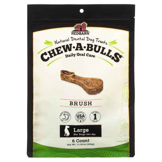Picture of TREAT CANINE REDBARN CHEW-A-BULLS BRUSH Large - 6/pk