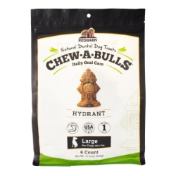 Picture of TREAT CANINE REDBARN CHEW-A-BULLS HYDRANT Large - 6/pk