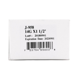 Picture of NEEDLE HYPO Thunderbolt Alum Hub 14g x 1.5in(J0958) - 100`s
