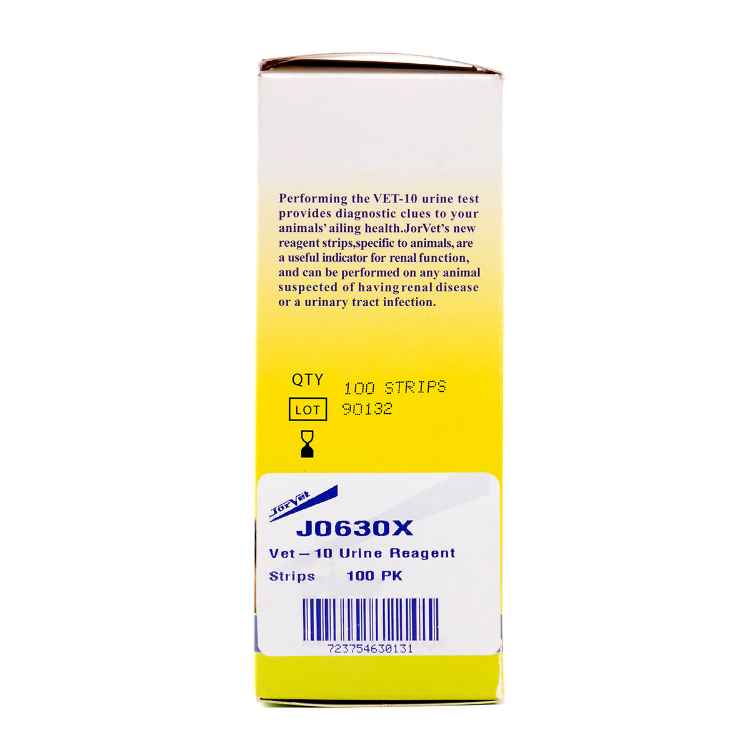 Picture of VET 10 URINE REAGENT TEST STRIPS (J0630X) - 100s