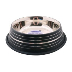 Picture of BOWL SS FASHION ANTI SKID Black (J0804SB) - 64oz