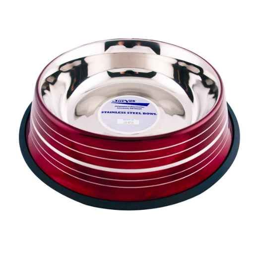 Picture of BOWL SS FASHION ANTI SKID Red (J0804SM) - 64oz