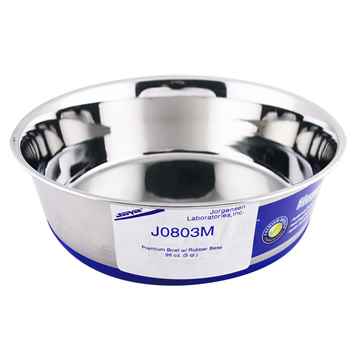 Picture of BOWL SS Premium Heavy Duty with Rubber Base (J0803M) - 96oz