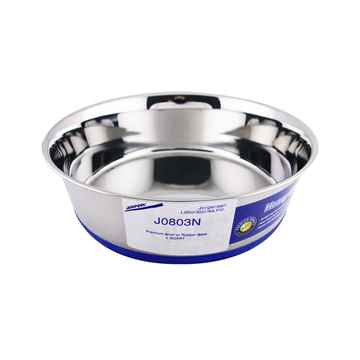 Picture of BOWL SS Premium Heavy Duty with Rubber Base (J0803N) - 4qt
