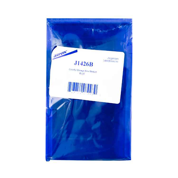Picture of PLASTIC STORAGE BIN Blue (J1426B) - Medium