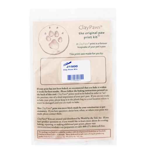 Picture of CLAYPAWS Pet Print White Clay Kit  (J1500)