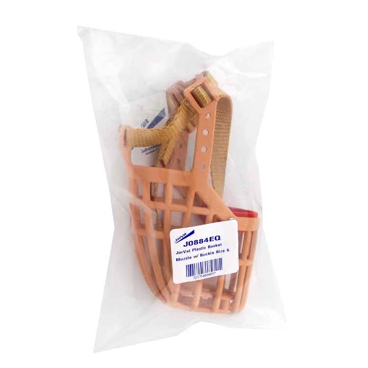 Picture of MUZZLE PLASTIC BASKET CANINE Jorvet Quick Release Buckle (J0884EQ) - Size 5