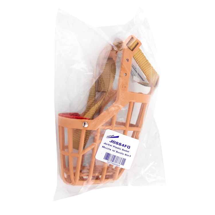 Picture of MUZZLE PLASTIC BASKET CANINE Jorvet Quick Release Buckle (J0884FQ) - Size 6