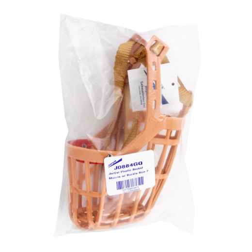 Picture of MUZZLE PLASTIC BASKET CANINE Jorvet Quick Release Buckle (J0884GQ) - Size 7