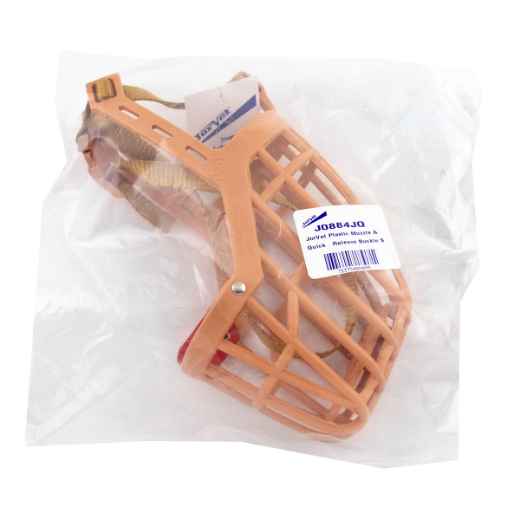 Picture of MUZZLE PLASTIC BASKET CANINE Jorvet Quick Release Buckle (J0884JQ) - Size 9