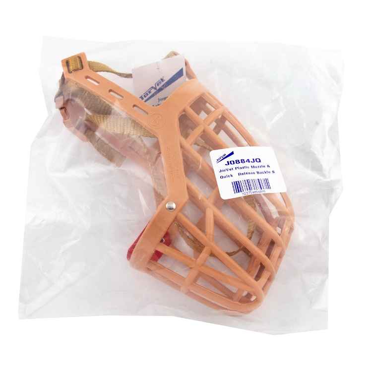 Picture of MUZZLE PLASTIC BASKET CANINE Jorvet Quick Release Buckle (J0884JQ) - Size 9