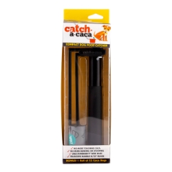Picture of CATCH-A-CACA Compact Dog Poop Catcher | + 1 roll of 15 Universal Bags 