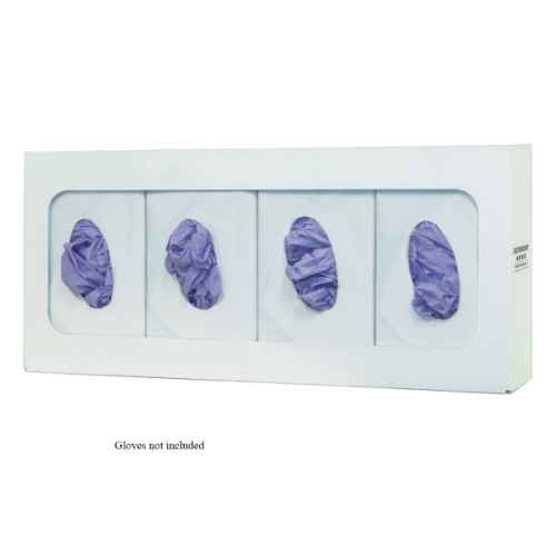 Picture of GLOVE QUAD BOX HOLDER Metal Dispenser(J0876E)- 22.32 x 9.99 x 3.81in(so)