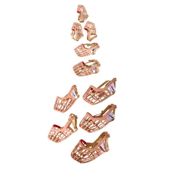 Picture of MUZZLE PLASTIC BASKET CANINE Jorvet Quick Release Buckle (J0884SQ) - Set of 10