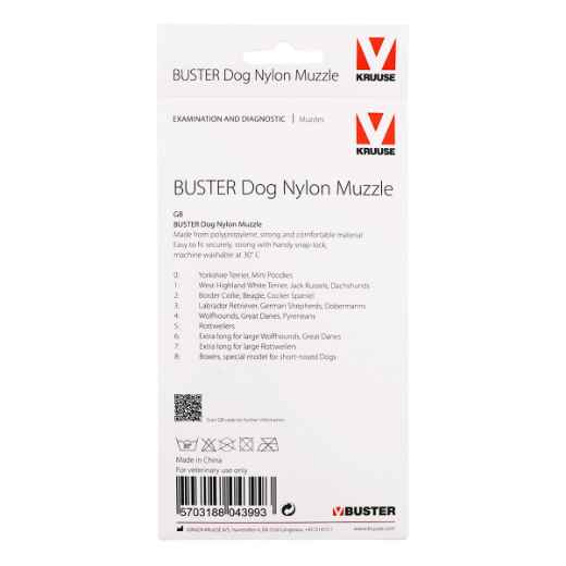 Picture of MUZZLE BUSTER Nylon Canine - Size 0