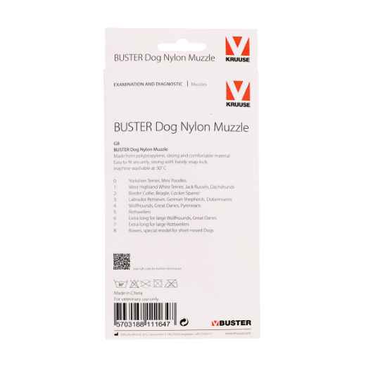 Picture of MUZZLE BUSTER Nylon Canine 4xl - Size 6