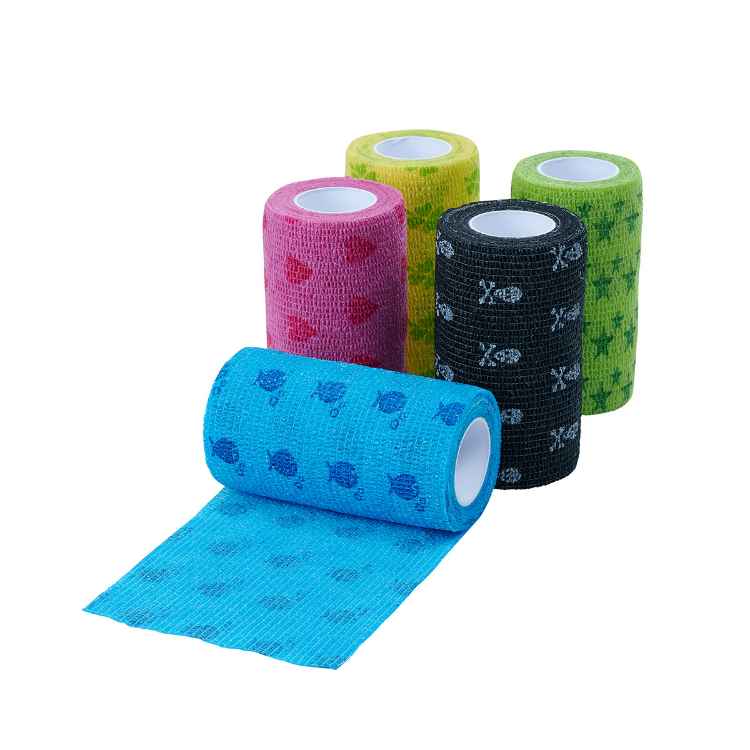 Picture of FUN FLEX COHESIVE WRAP Kruuse Asst patterns 10cm(164006) - 10/pk