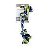 Picture of TOY DOG BUSTER Dental Rope  2 knots Blue/Green - 12in