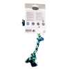 Picture of TOY DOG BUSTER Dental Rope  3 knots Blue/Green - 10in