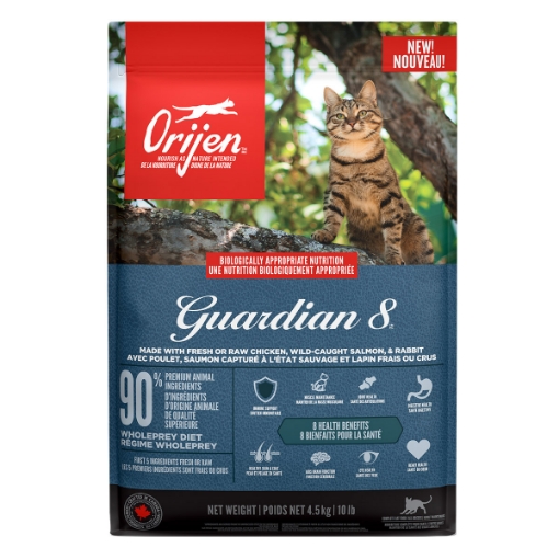 Picture of FELINE ORIJEN Guardian 8 Dry Food Recipe - 4.5kg/10lbs