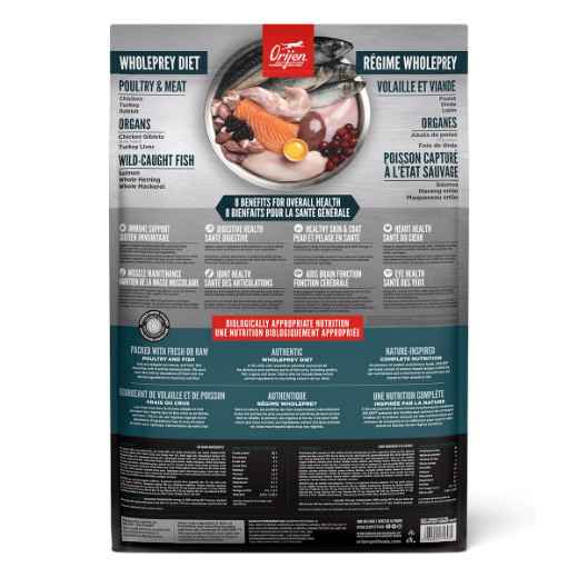 Picture of FELINE ORIJEN Guardian 8 Dry Food Recipe - 4.5kg/10lbs