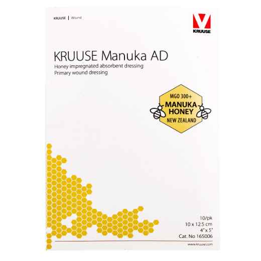 Picture of MANUKA HONEY ND DRESSING Kruuse 3.9in x 4.9in (165001) - 10/pk