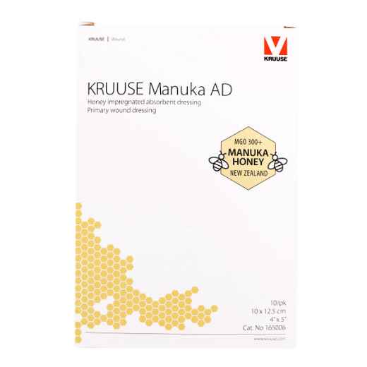 Picture of MANUKA HONEY AD DRESSING Kruuse 3.9in x 4.9in (165006) - 10/pk