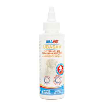Show details for UBAVET UBASAN EAR CLEANSING SOLUTION - 120ml Picture of UBAVET UBASAN EAR CLEANSING SOLUTION - 120ml