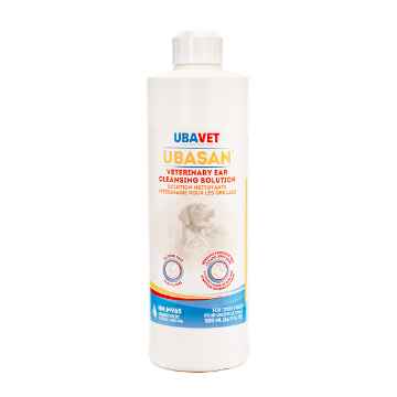 Show details for UBAVET UBASAN EAR CLEANSING SOLUTION - 500ml Picture of UBAVET UBASAN EAR CLEANSING SOLUTION - 500ml